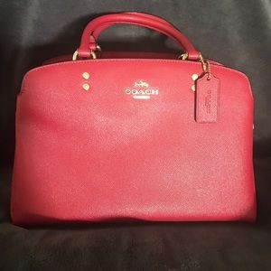 Coach purse. Beautiful red.